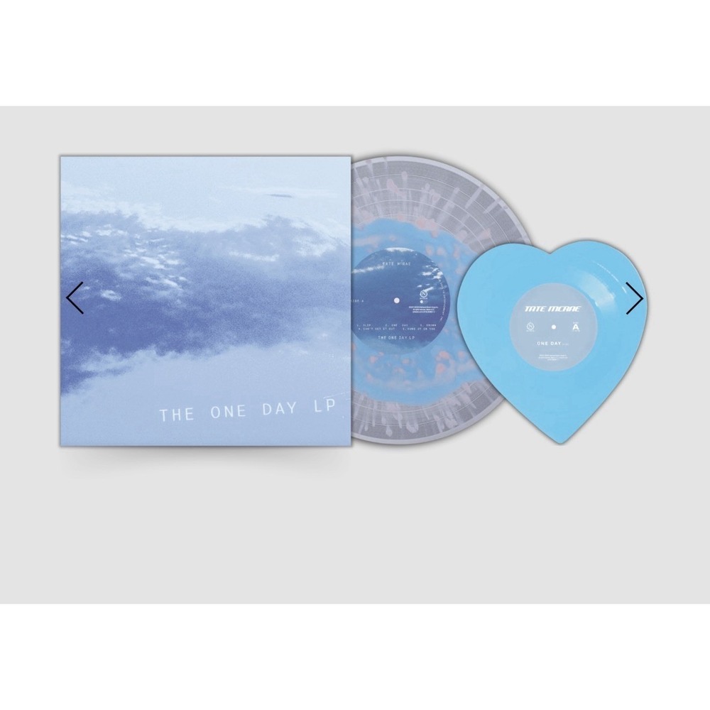 RARE Tate Mcrae The One Day Vinyl LP & Baby Blue Heart 10" VV Exclusive 622/1000